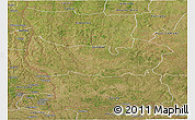 Satellite Panoramic Map of Lualaba