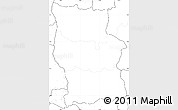 Blank Simple Map of Lualaba, no labels