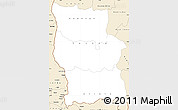 Classic Style Simple Map of Lualaba