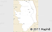 Classic Style Simple Map of Kalemie