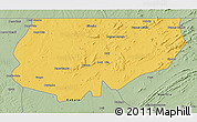 Savanna Style 3D Map of Kongolo