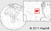 Blank Location Map of Kongolo