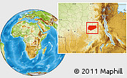 Physical Location Map of Kongolo