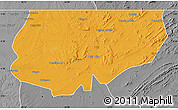 Political Map of Kongolo, desaturated