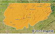 Political Map of Kongolo, satellite outside