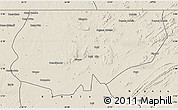 Shaded Relief Map of Kongolo