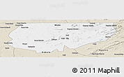 Classic Style Panoramic Map of Kongolo