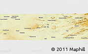 Physical Panoramic Map of Kongolo