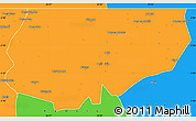 Political Simple Map of Kongolo