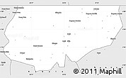 Silver Style Simple Map of Kongolo