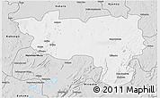 Silver Style 3D Map of Manono