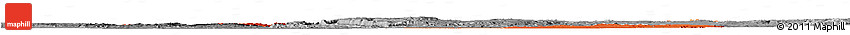 Political Horizon Map of Manono, desaturated