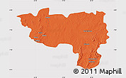 Political Map of Manono, cropped outside