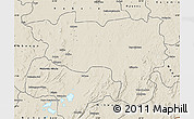 Shaded Relief Map of Manono