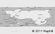Gray Panoramic Map of Manono