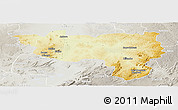Physical Panoramic Map of Manono, lighten, semi-desaturated