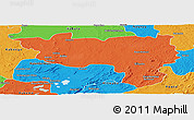 Political Panoramic Map of Manono