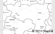 Blank Simple Map of Manono