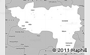 Gray Simple Map of Manono