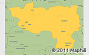 Savanna Style Simple Map of Manono