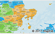 Political Shades 3D Map of Arhus