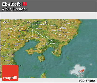 Satellite 3D Map of Ebeltoft