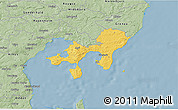 Savanna Style 3D Map of Ebeltoft