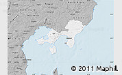 Gray Map of Ebeltoft