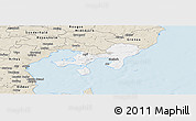Classic Style Panoramic Map of Ebeltoft