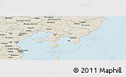 Shaded Relief Panoramic Map of Ebeltoft