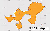 Political Simple Map of Ebeltoft, cropped outside