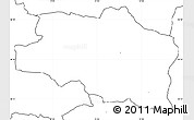Blank Simple Map of Hinnerup, no labels