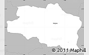 Gray Simple Map of Hinnerup