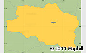 Savanna Style Simple Map of Hinnerup
