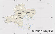 Shaded Relief Map of Arhus, cropped outside