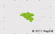 Physical Map of Midtdjurs, cropped outside