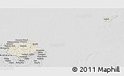Shaded Relief 3D Map of Norre Djurs, desaturated