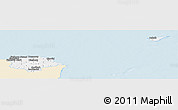 Classic Style Panoramic Map of Norre Djurs, single color outside