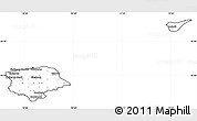 Blank Simple Map of Norre Djurs, cropped outside