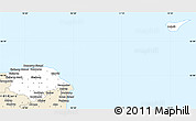 Classic Style Simple Map of Norre Djurs