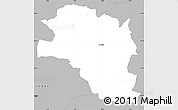Gray Simple Map of Randers