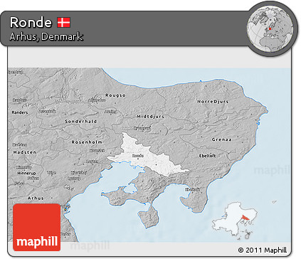 Gray 3D Map of Ronde