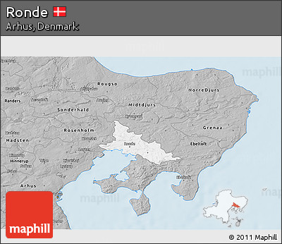 Gray 3D Map of Ronde