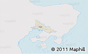 Shaded Relief 3D Map of Ronde, single color outside