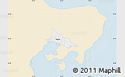 Classic Style Map of Ronde, single color outside