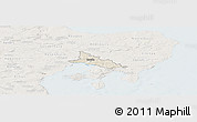 Shaded Relief Panoramic Map of Ronde, lighten