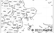 Blank Simple Map of Arhus