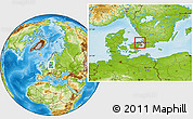 Physical Location Map of Fredensborg-Humlebak