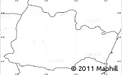 Blank Simple Map of Fredensborg-Humlebak, no labels