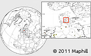 Blank Location Map of Aarup